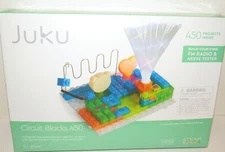 JUKU STEAM Circuit Blocks 450 Projects Kit FM Radio Electronic Lab Ages 8+ STEM