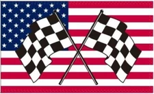 USA Checkered Flags 3'X5' Flag ROUGH TEX® 100D