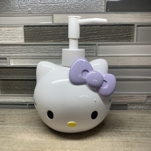 New Hello Kitty Head Pastel Purple Bow Lotion Soap Dispenser Pump By Sanrio