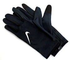 Nike Fleece Gloves Youth Large Touch Screen Black/White