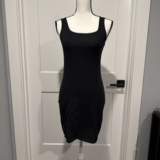 Women s Wild Fable Black Seamed Bodycon Tank Dress Size Medium