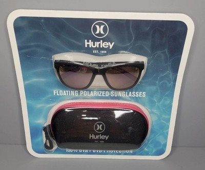 Hurley Cardiff 2.0 Polarized Women's Soft Square Sunglasses - HSL1008PFC 002-NOP