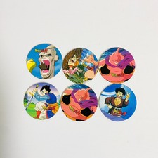 Dragon Ball Z Menko Cards Set of 6 Vintage Anime Japan retoro