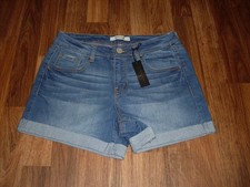 WOMENS REFUGE THE GIRLFRIEND STRETCH DENIM JEANS SHORTS SIZE 2 NWOT