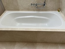 Bette Inset/Drop-In Bath – Glazed Titanium Steel (White) – Excellent Condition
