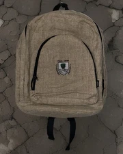 Rare Hempstead Company True Hemp Medium Backpack Brown California EUC 16”x 13”
