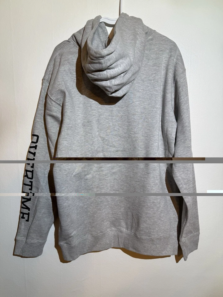 Overtime Hoodie Heather Grey Size Medium Men’s - New! - Image 3 of 3