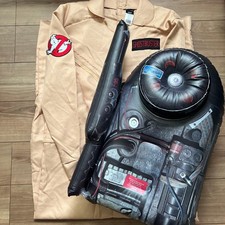 Ghostbusters Cosplay Costume Coveralls Backpack Set