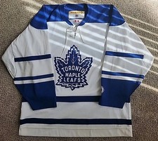 Koho Toronto Maple Leafs Jersey Size Large Blank Mens White And Blue