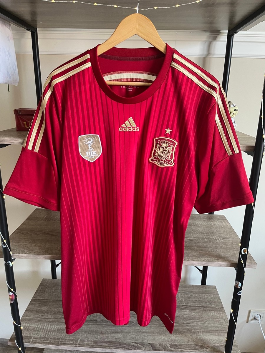 Spain Home football shirt 2014/2015 Jersey Soccer Adidas G85279
