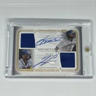 2023 Topps Definitive Dual Relic Auto Vladimir Guerrero jr Ronald Acuna /15