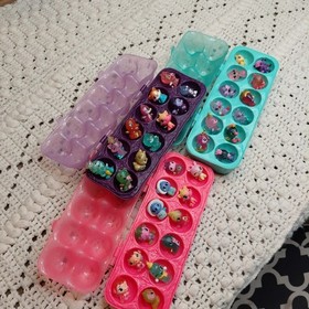 Hatchimals CollEGGtibles Assorted 36 Figures Lot & 3 Glitter Carton Cases