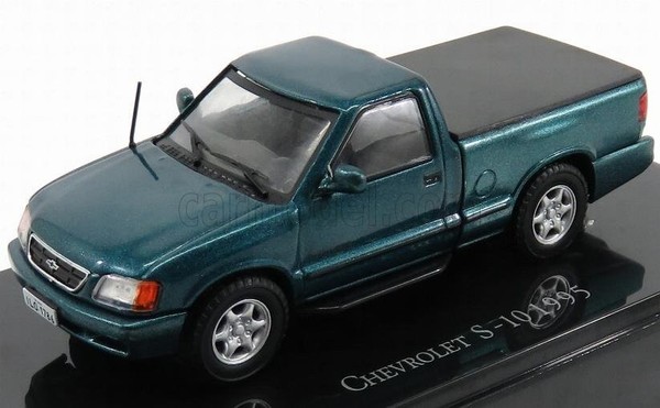 Modellauto Statisch Chevrolet S-10 PICK-UP 1995 GrÜN Modellbau Massstab 1/43-image