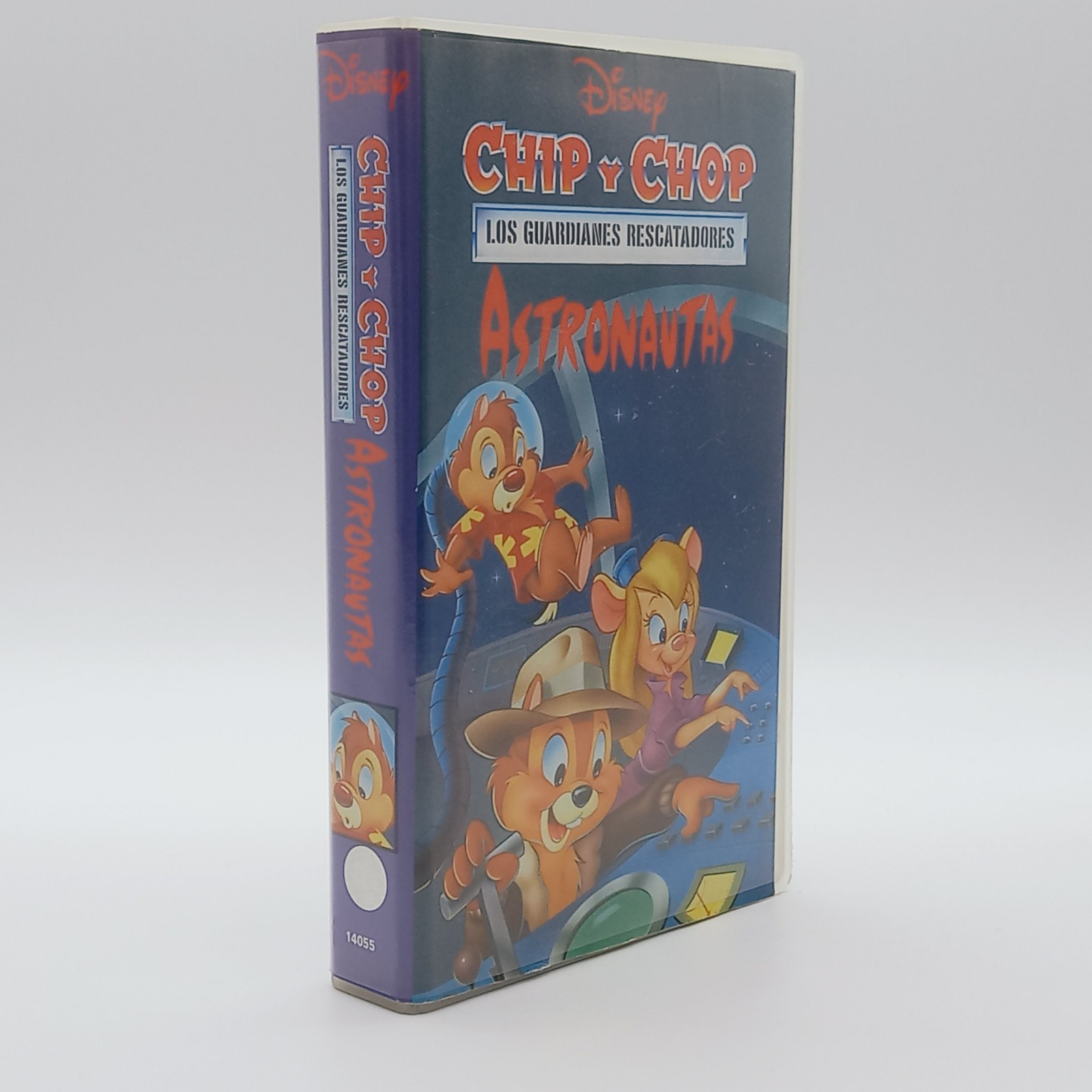 VHS PAL Film Cartoons Chip y Chop Astronautas Disney en español original 90s