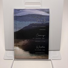 Serenity Prayer Journal Hardcover Lined Notebook Inspirational Christian Blank