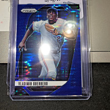2025 PANINI BLUE WAVE PRIZM BASEBALL #51 VLAD GUERRERO SR 28/75 - MONTREAL EXPOS