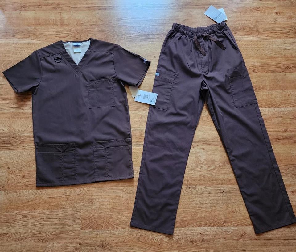 CONJUNTO XS Masculino Calça Marrom e Top Fundamentos Nova Carga CISNE BRANCO NOVO COM ETIQUETAS - Imagem 4 de 4