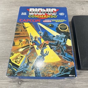 Capcom Bionic Commando for Nintendo NES Complete In Box w/ Protector.