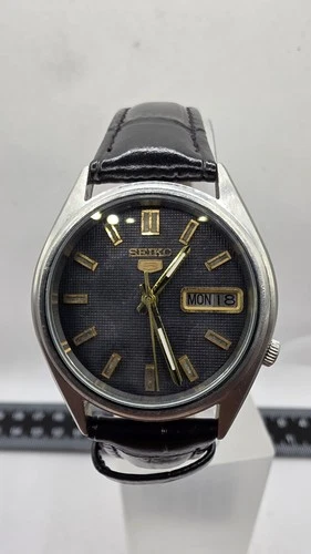 Refurb Seiko 7009 6011 Original Prts Vintage Quick Day Date Works  Automatic