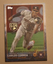 2020 Topps Series 1 Rookie Card Medallion RCR-CC Carlos Correa - Houston Astros. rookie card picture