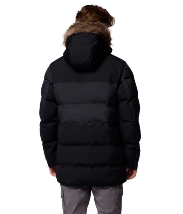 Columbia Men's Marquam Peak Fusion Insulated Parka II Hooded Jacket Black 3XL - Image 2 of 4