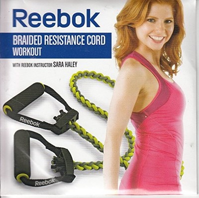 Reebok Braided Resistance Cord Workout with Rebok Instructo - VERY GOOD