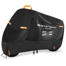 Bike Cover for 1 Bike Outdoor Waterproof, 300D Oxford Heavy Duty S-1Bike