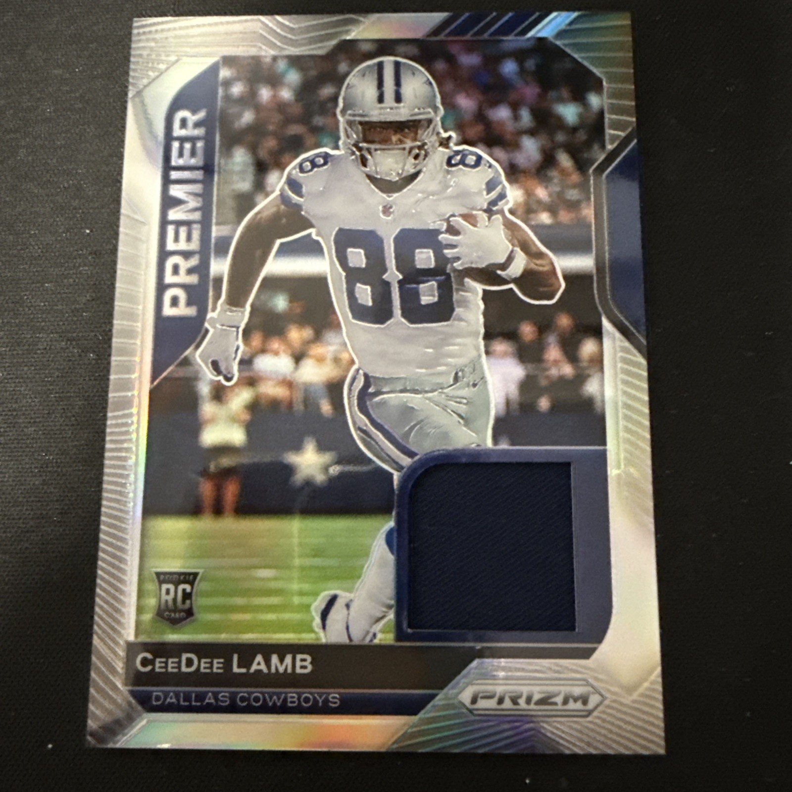 CEEDEE LAMB 2020 Panini Silver Prizm Rookie Premier  Jerseys Patch RC #7 Cowboys