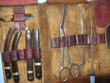 Early Pocket Surgical Kit , Rare instruments, Bullet Screw, Dubois