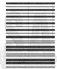 Tim Holtz Cling Stamps 7"X8.5"-Ticking + Grain