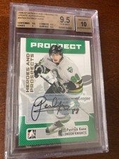 2006-07 ITG Heroes and Prospects Autographs Patrick Kane BGS 9.5 GEM Auto 10