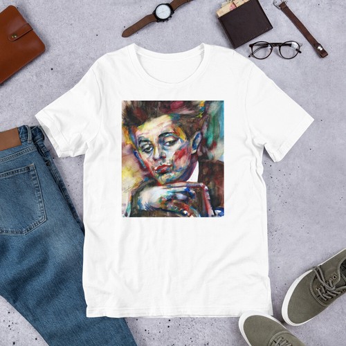 Camiseta UNISEX - EGON SCHIELE retrato acuarela - tela vestido camisa pintura - Imagen 6 de 6