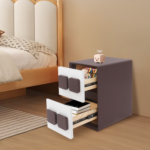 Modern Minimalist End Table, Bedside Table for Bedrooms, Modern Nightstand - Picture 5 of 15