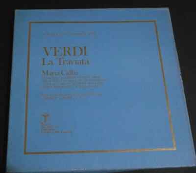 2 LP Set Verdi La Traviata, Maria Callas Vox Turnabout THS 65047/48 SS 2 Scha...