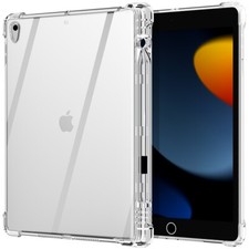 For iPad 10th/9th/8th/7th/6th/5 Gen Clear Case Slim Shockproof Protective Cover