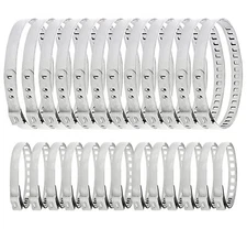 24 Pcs Large & Small CV Boot Clamp Kit 304 Stainless Steel Universal Adjustable