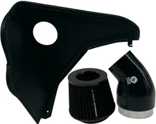 for BMW E46 320 323 325 328- air intake (Full Kit, includes heat-shield) - BLACK