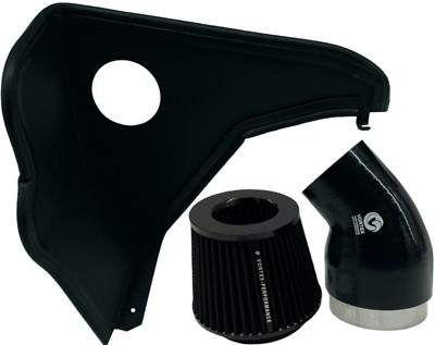 air intake for BMW E46 320 323 325 328 Full Kit, includes heat shield - BLACK