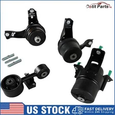 4pcs Engine Motor & Transmission Mount for 2007-2011 Toyota Camry l4 2.4L AUTO