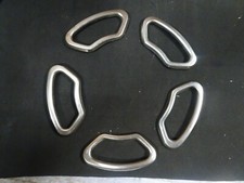 70-81 Pontiac Ralley Rally Wheel Stainless Steel Chrome Insert Set Of 5