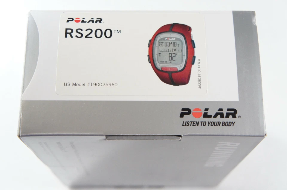 Polar RS200 Red Running Computer Heart Rate Monitor US Model 190025960 Brand NEW - Image 3 of 4