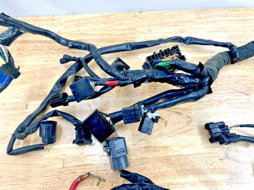 07-08 TRIUMPH DAYTONA 675 OEM MAIN ENGINE WIRING HARNESS WIRE LOOM Damaged - Picture 10 of 15