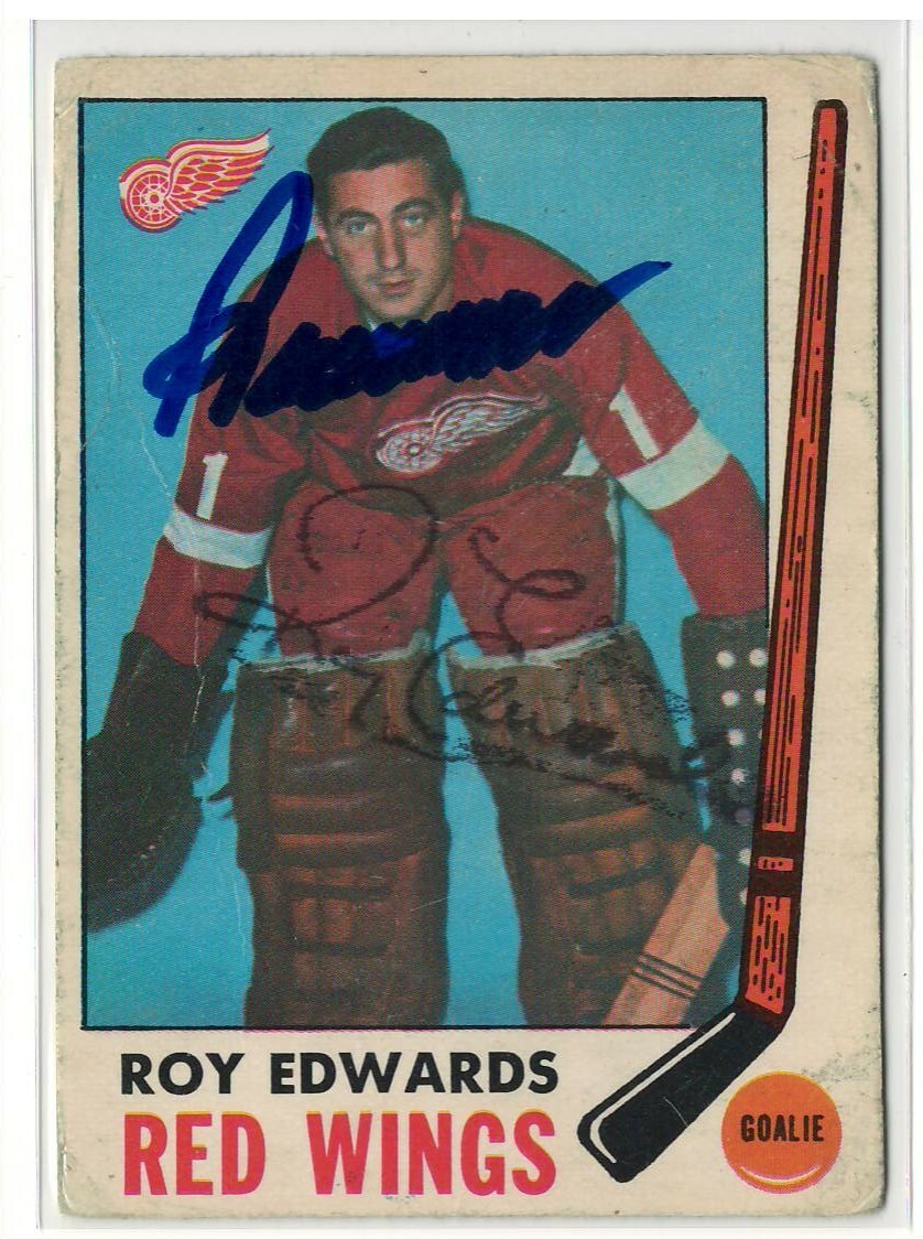 69/70 O-Pee-Chee #58 Roy Edwards Autograph Signed [DECEASED '99] RARE ...