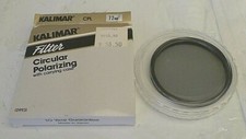 Kalimar Circular Polarizing CPL 72mm Filter Protective Case,  Box - Japan