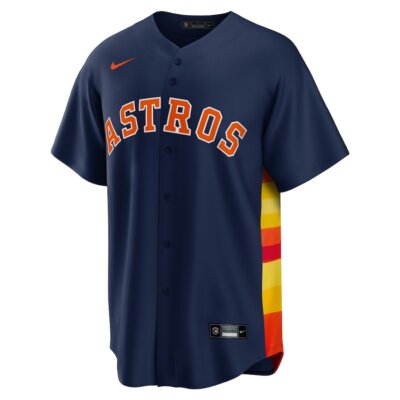 Houston Astros Jose Altuve #27 Nike Navy Alternate 2025 Official