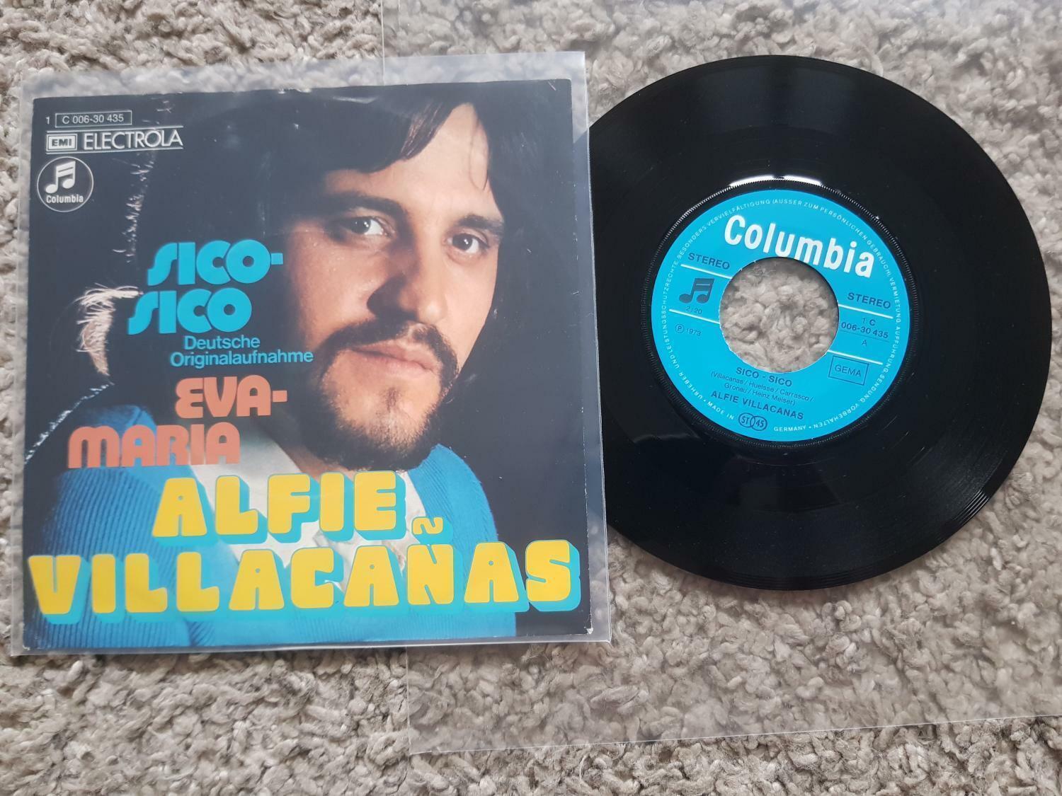 7"" Single Vinyl AlfieVillacanas - Sico-Sico SUNG IN GERMAN