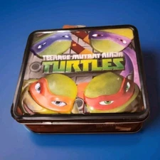 teenage mutant ninja turtles lunch box 2014 Viacom International Inc. 100% Steel