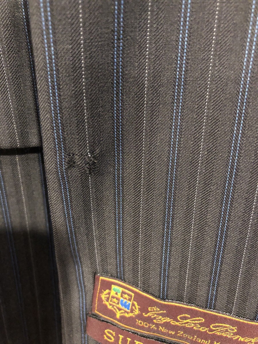 New Bespoke Loro Piana Sartedella Sartoria Super 180s US Sz