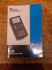 Texas Instruments TI-85 Graphing Calculator Guidebook Instruction Manual