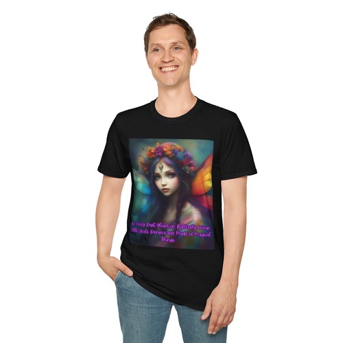 Verzaubertes T-Shirt Damen schwarz "Der Feenstaub leuchtet" Fee launisch süß Gothic - Bild 8 von 12